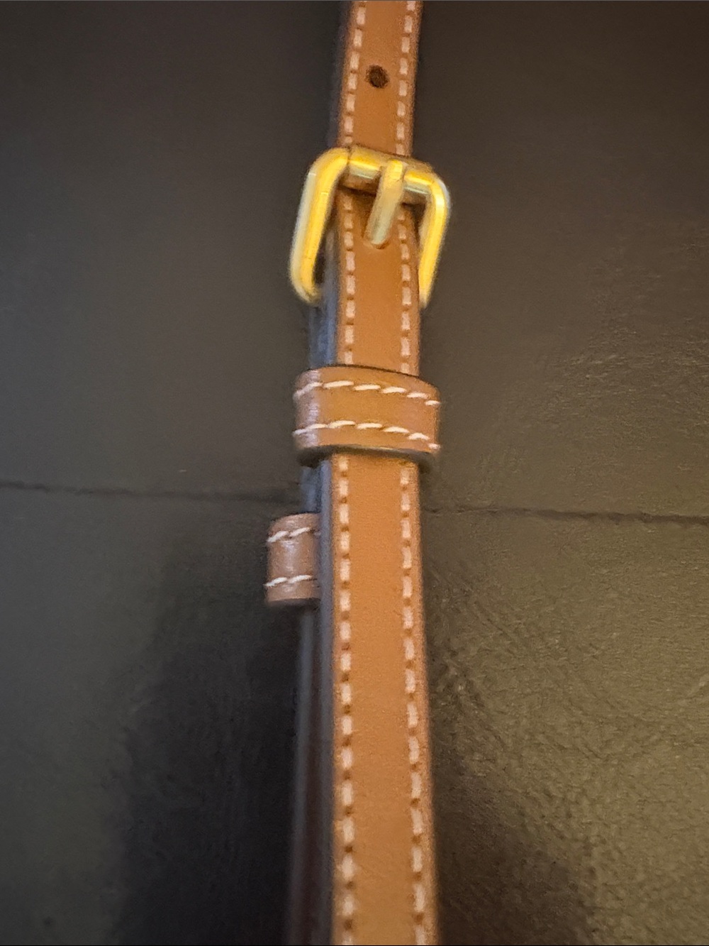 Tory Burch Blush Pink /beige Leather Crossbody with Brown Strap - Picture 3 of 9